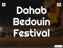 Tablet Screenshot of bedouinfestival.com